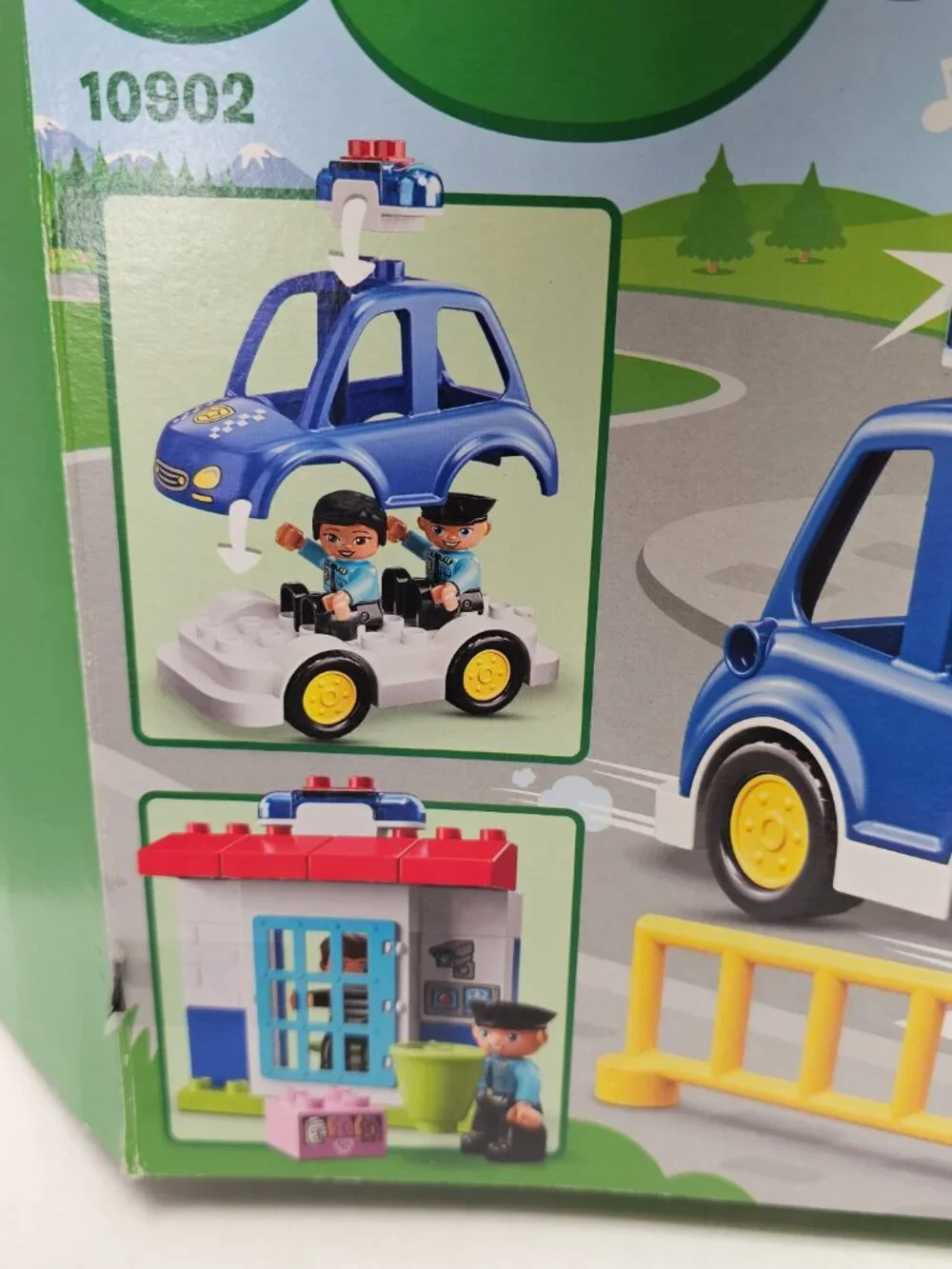 Lego Duplo Town Police Station Car Light Sound Boy Girl Toddler 10902 Set +Brick
